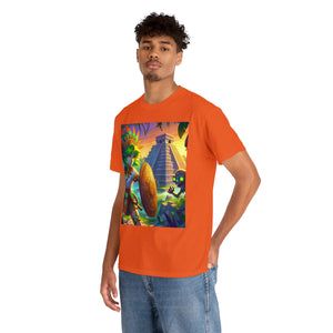 Pisces Aztec (F4) Unisex Heavy Cotton Tee