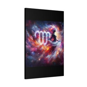 Cosmic Virgo Canvas Art, Zodiac Wall Decor, Astrology Gift for Her, Spiritual Home Decor, Artistic Virgo Print