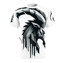 Load image into Gallery viewer, Geometric Goat Design Tee, Unisex Graphic Tee, Stylish Casual Wear, Nature Inspired Apparel, Perfect for Gift Giving
