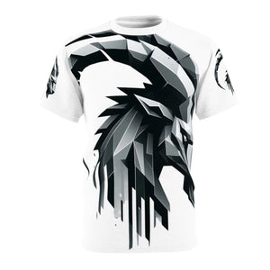 Geometric Goat Design Tee, Unisex Graphic Tee, Stylish Casual Wear, Nature Inspired Apparel, Perfect for Gift Giving