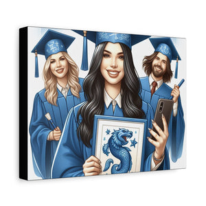 Graduation Canvas Print, Custom Artwork for Grads, Wall Art, Graduation Gift, Decor for Students, Personalized Keepsake