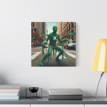 Load image into Gallery viewer, Canvas Print - Halloween Taurus Astrology Mummy
