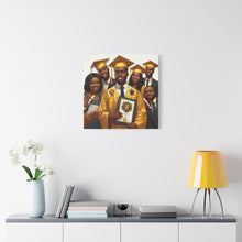 Load image into Gallery viewer, Graduation Celebration Canvas Art, Custom Wall Decor for Graduates, Gift for Newly Graduated, Inspirational Graduate Wall Art, [...]
