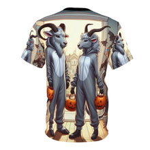 Load image into Gallery viewer, Capricorn Halloween (4) Unisex Cut &amp; Sew Tee (AOP)
