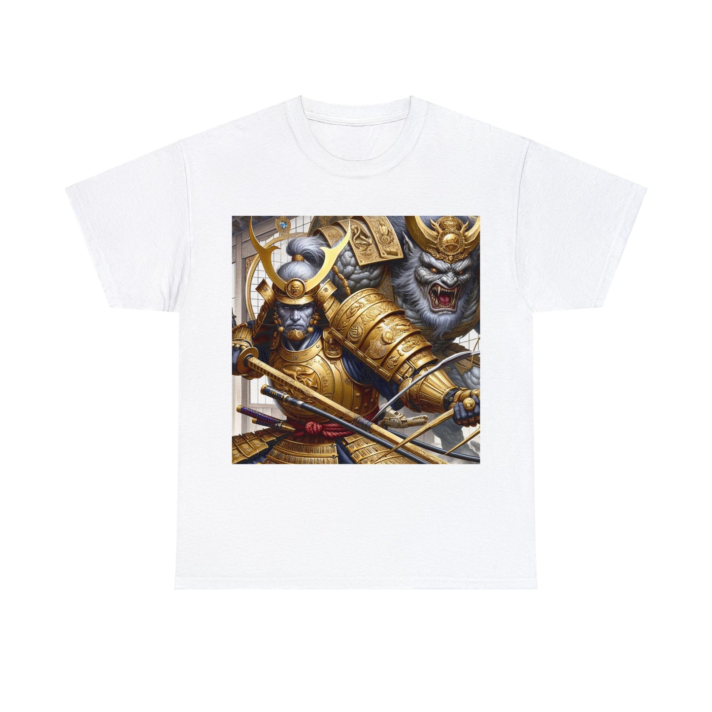 Samurai Capricorn (1) Unisex Heavy Cotton Tee