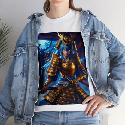 Samurai Aquarius (F2) Unisex Heavy Cotton Tee