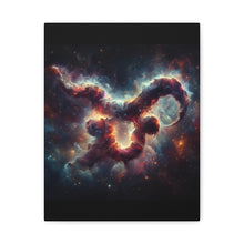 Load image into Gallery viewer, Celestial Taurus Canvas Print, Astrological Wall Art, Zodiac Decor, Horoscope Gift, Unique Home Decoration
