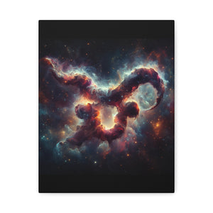 Celestial Taurus Canvas Print, Astrological Wall Art, Zodiac Decor, Horoscope Gift, Unique Home Decoration