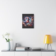 Load image into Gallery viewer, Stretched Canvas Print, Cosmic Goat Art, Zodiac Decor, Aries Gift, Astrological Wall Art, Astrology Home Decor
