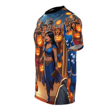 Load image into Gallery viewer, Aquarius Halloween (1) Unisex Cut &amp; Sew Tee (AOP)
