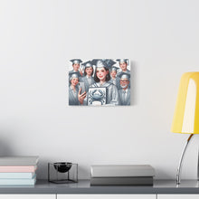 Load image into Gallery viewer, Graduation Canvas Art, Celebratory Wall Decor, Gift for Grads, Personalized Graduation Art, Unique Grad Gift
