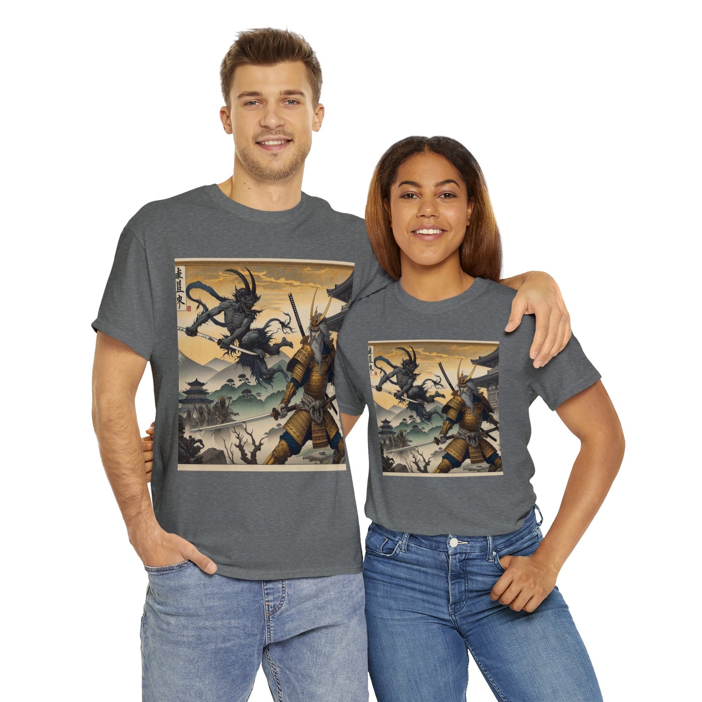 Samurai Capricorn (2) Unisex Heavy Cotton Tee