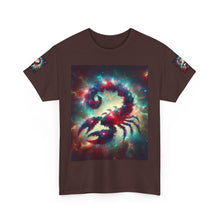 Load image into Gallery viewer, Cosmic Scorpion Tee | Unisex Heavy Cotton Tee | Astrowar Graphic Tees | Space Lover Apparel | Unique Astrology Shirt | Gift for Star [...]
