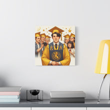 Load image into Gallery viewer, Graduation Canvas Art, Wall Décor, Gift for Grads, Celebration Artwork, Inspirational Home Decor
