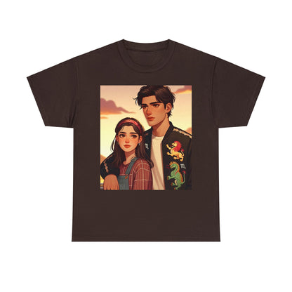 Unisex Virgo Couple (3) Heavy Cotton Tee