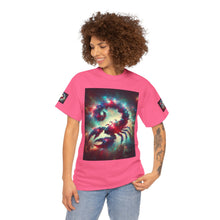 Load image into Gallery viewer, Cosmic Scorpion Tee | Unisex Heavy Cotton Tee | Astrowar Graphic Tees | Space Lover Apparel | Unique Astrology Shirt | Gift for Star [...]
