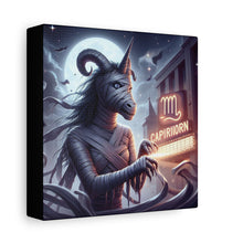 Load image into Gallery viewer, Canvas Print - Halloween Capricorn Astrology Mummy

