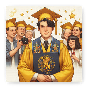 Graduation Canvas Art, Wall Décor, Gift for Grads, Celebration Artwork, Inspirational Home Decor