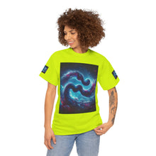 Load image into Gallery viewer, Aquarius Galaxy Themed Unisex Heavy Cotton Tee, Cosmic T-Shirt, Sci-Fi Apparel, Unique Space Graphic Tee, Gifts for Star Wars Lovers, Trendy [...]
