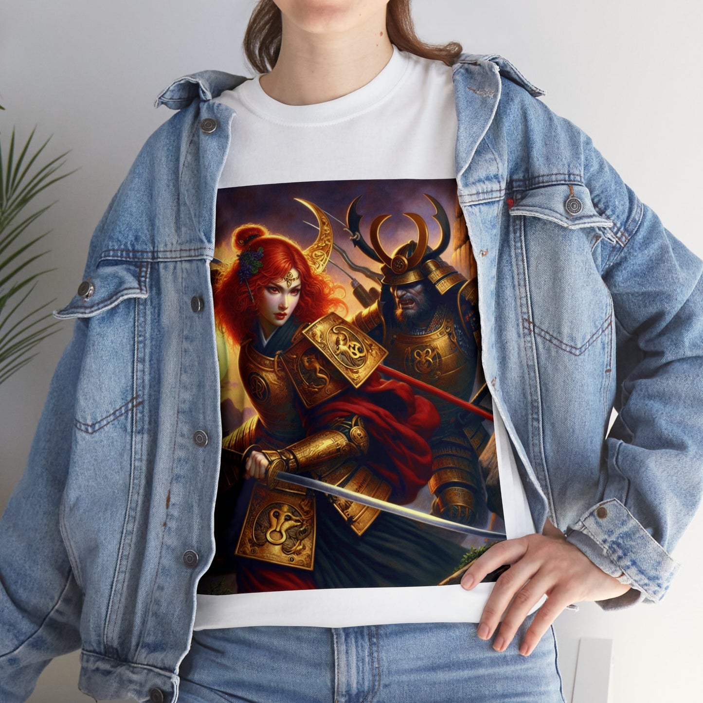 Samurai Aries (F4) Unisex Heavy Cotton Tee