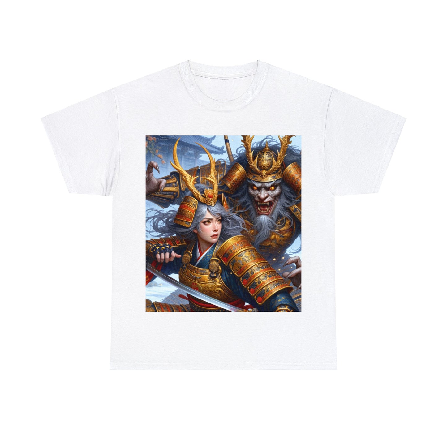 Samurai Capricorn (F2) Unisex Heavy Cotton Tee