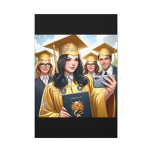 Load image into Gallery viewer, Graduation Canvas Print, Custom Wall Art for Grads, Personalized Home Decor, Graduate Gift, Modern Stretched Canvas, Graduation Celebration
