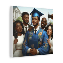 Load image into Gallery viewer, Graduation Celebration Canvas Wall Art, Personalized Gift, Home Décor, Graduation Keepsake, Unique Family Portrait

