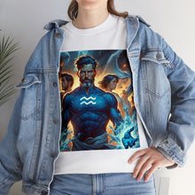 Load image into Gallery viewer, Aquarius Father&#39;s Day (7) Unisex Heavy Cotton Tee
