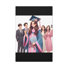 Load image into Gallery viewer, Custom Graduation Canvas Art, Celebration Decor, Gift for Graduates, Wall Art for Achievements, High School or College Graduation
