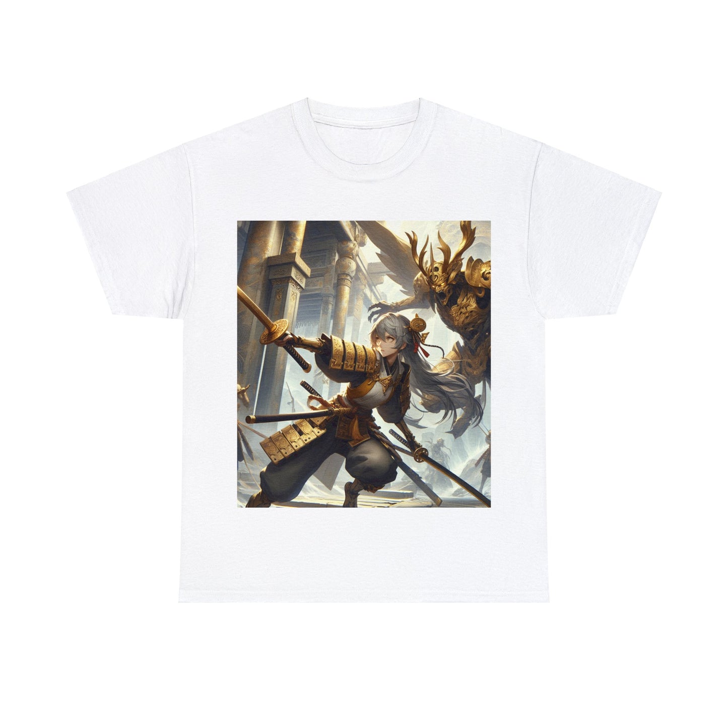 Samurai Capricorn (F4) Unisex Heavy Cotton Tee