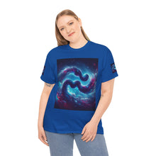 Load image into Gallery viewer, Aquarius Galaxy Themed Unisex Heavy Cotton Tee, Cosmic T-Shirt, Sci-Fi Apparel, Unique Space Graphic Tee, Gifts for Star Wars Lovers, Trendy [...]
