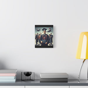 Graduation Canvas Art, Unique Artwork for Graduates, Funny Graduation Gift, Family Keepsake, Wall Decor