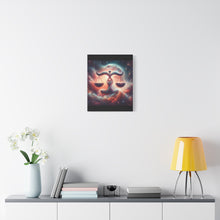 Load image into Gallery viewer, Cosmic Balance Canvas, Wall Art, Astrology Decor, Libra Artwork, Spiritual Decor, Home Decor
