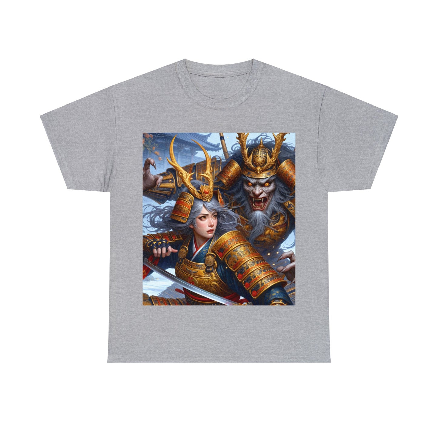 Samurai Capricorn (F2) Unisex Heavy Cotton Tee