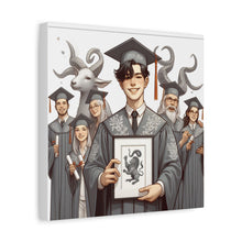 Load image into Gallery viewer, Graduation Canvas Print, Custom Grad Gift Wall Art for Students, Class of 2023 Decor, Unique Graduation Celebration Artwork, [...]
