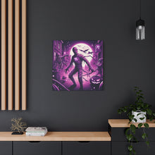 Load image into Gallery viewer, Halloween Wall Art, Spooky Canvas, Gothic Home Decor, Haunted House Decor, Mummy Artwork, Creepy Wall Hanging
