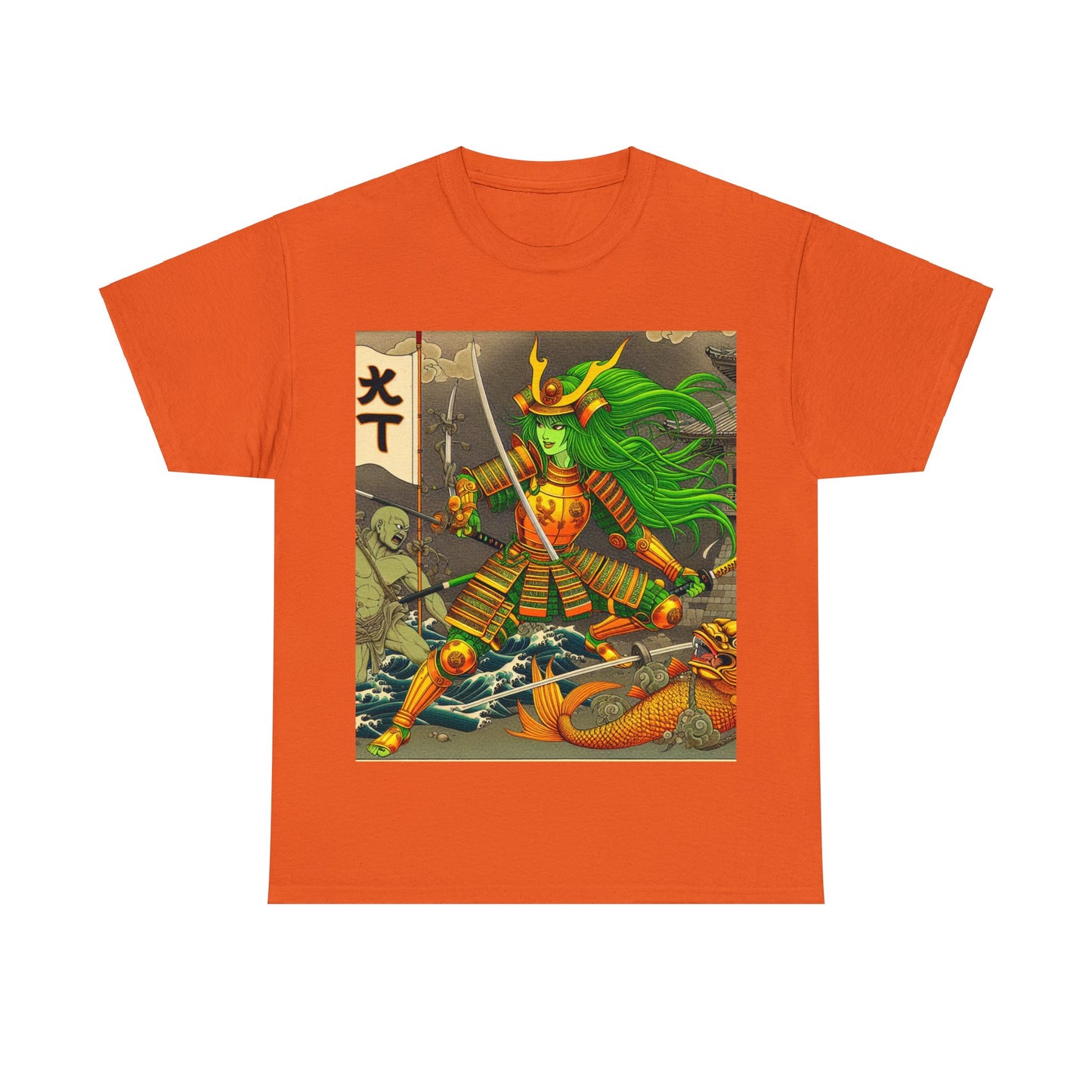 Samurai Pisces (F4) Unisex Heavy Cotton Tee