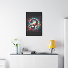 Load image into Gallery viewer, Astrological Scorpion Canvas Art Print, Zodiac Wall Decor, Astrology Gift, Cosmic Home Decor, Celestial Artwork
