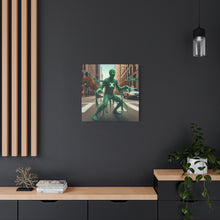 Load image into Gallery viewer, Canvas Print - Halloween Taurus Astrology Mummy

