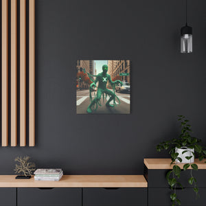Canvas Print - Halloween Taurus Astrology Mummy