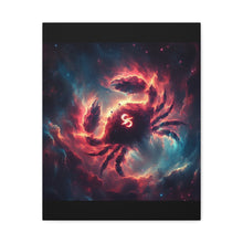 Load image into Gallery viewer, Cosmic Crab Canvas Wall Art, Home Decor for Astrology Lovers, Celestial Crab Decor, Zodiacs, Unique Gift for Birthdays, Wall Hangings, [...]
