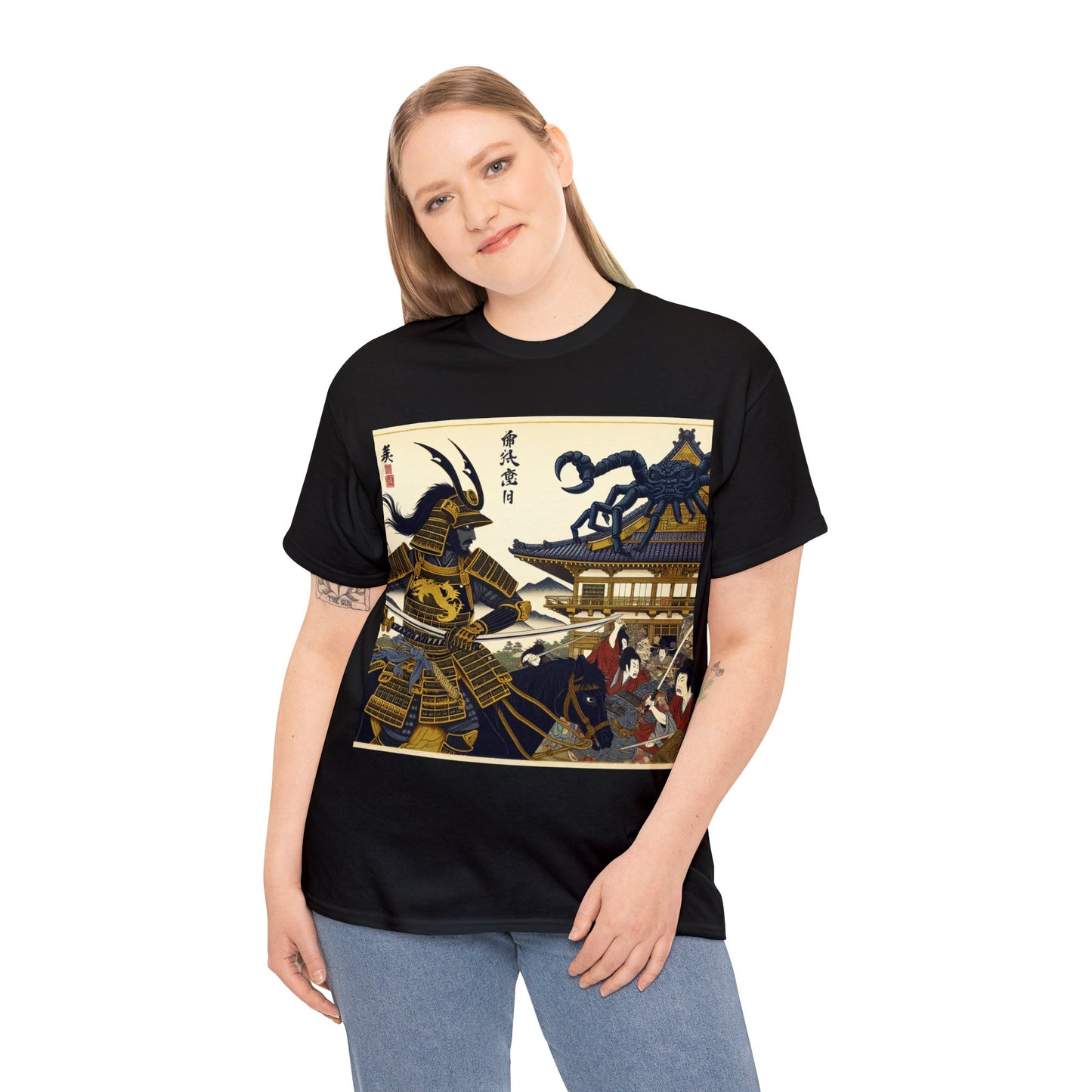 Samurai Scorpio (3) Unisex Heavy Cotton Tee