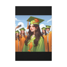 Load image into Gallery viewer, Graduation Canvas Art, Unique Gift for Grads, Home Decor, Wall Art, Motivational Art
