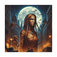 Load image into Gallery viewer, Canvas Print - Halloween Virgo Astrology Mummy
