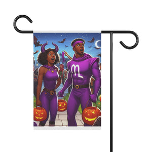 Sagittarius Halloween (2) Garden & House Banner