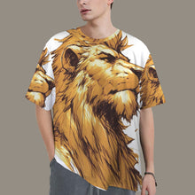 Load image into Gallery viewer, Leo Round Neck Loose T-Shirt (Rough Sketch)
