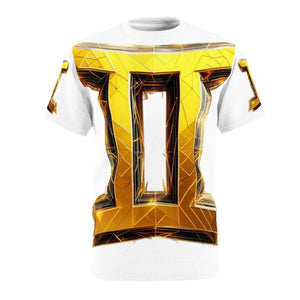 Angled Sharp Edges Unisex Gemini T-Shirt (4)