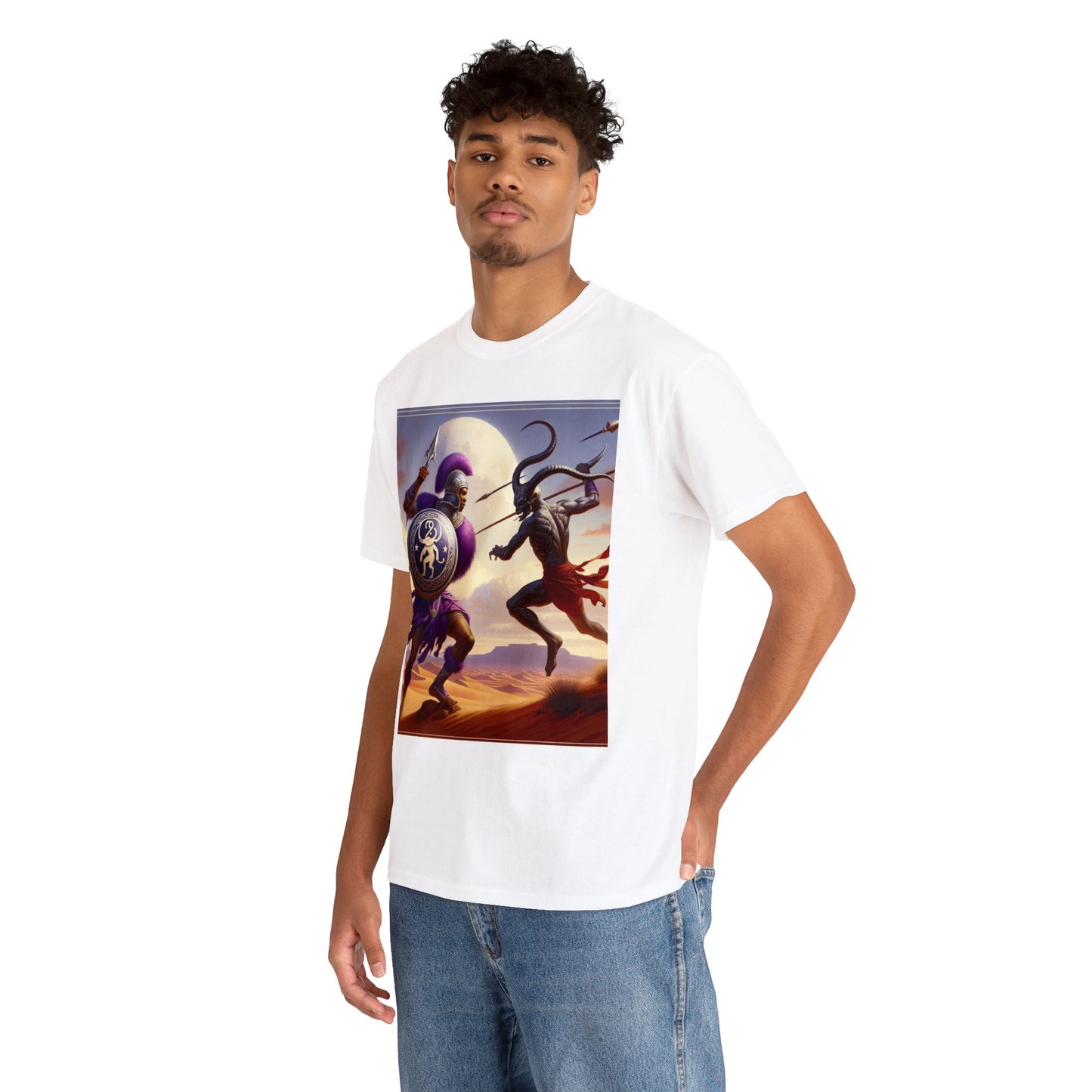 Sagittarius Zulu (4) Unisex Heavy Cotton Tee