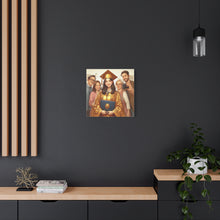 Load image into Gallery viewer, Graduation Canvas Print, Personalized Gift, Graduation Decor, Student Artwork, Wall Art for Celebrations
