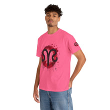 Load image into Gallery viewer, Bold Graphic Aries T-Shirt, Unisex Tee for Astrology Lovers, Unique Gift for Birthdays, Casual Wear, Statement Piece
